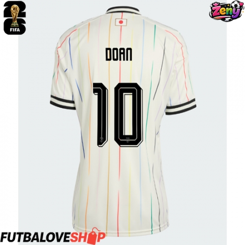 Dres Japonsko Ritsu Doan #10 Preč pre Ženy MS 2026 Krátky Rukáv